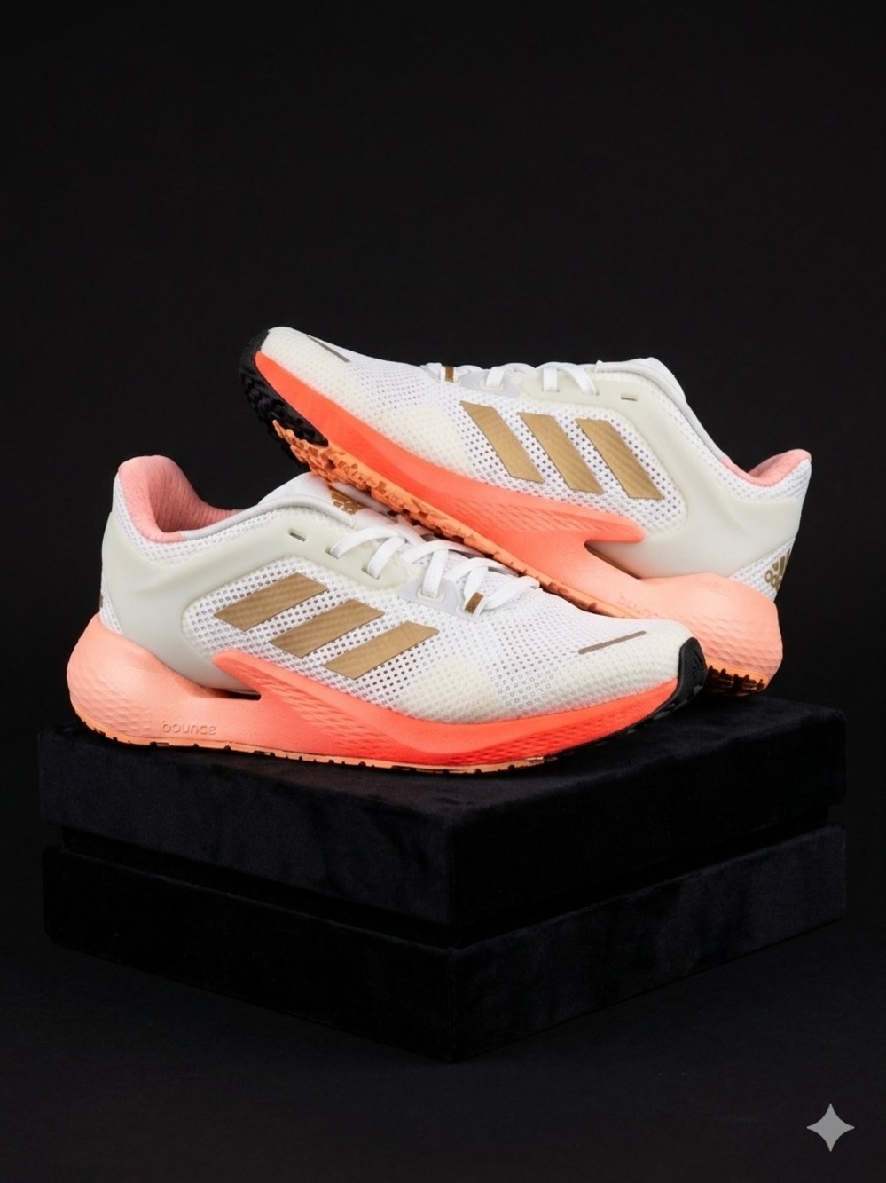 Adidas Response Super Women’s Running Shoes White Coral Gold EG5077 Size 7.5